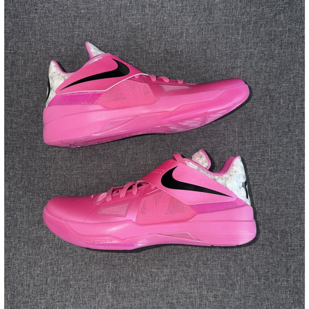 Nike Zoom KD 4 2024 Men's Size 9.5 Aunt Pearl Basketball Shoes Pink HF9098-600